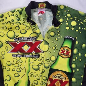 World Jerseys Men's Large‎ XL (no size tag) Dos Equis Cycling Jersey Shirt